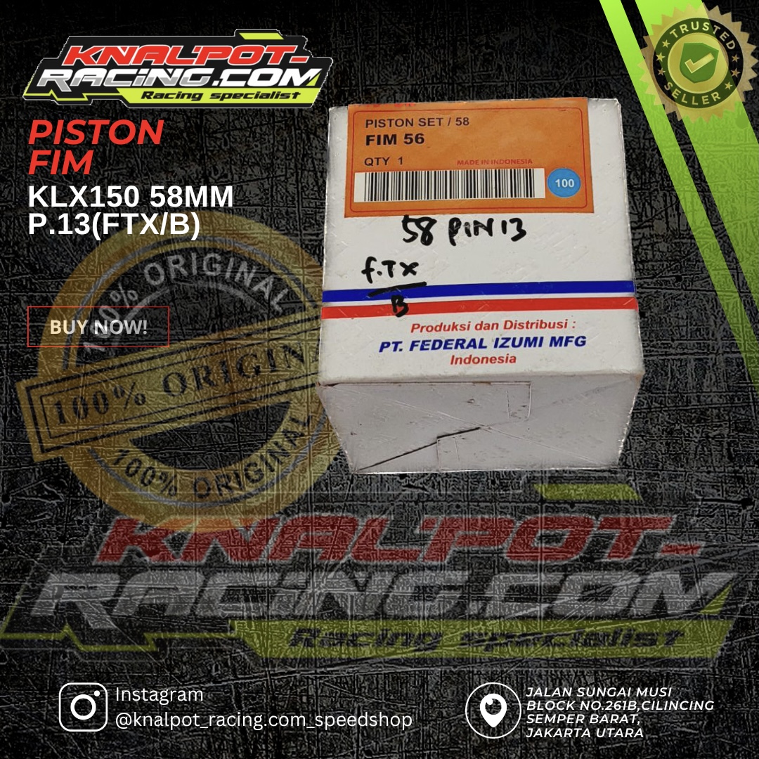 PISTON FIM KLX150 58 P.13 ( FTX/B ) 